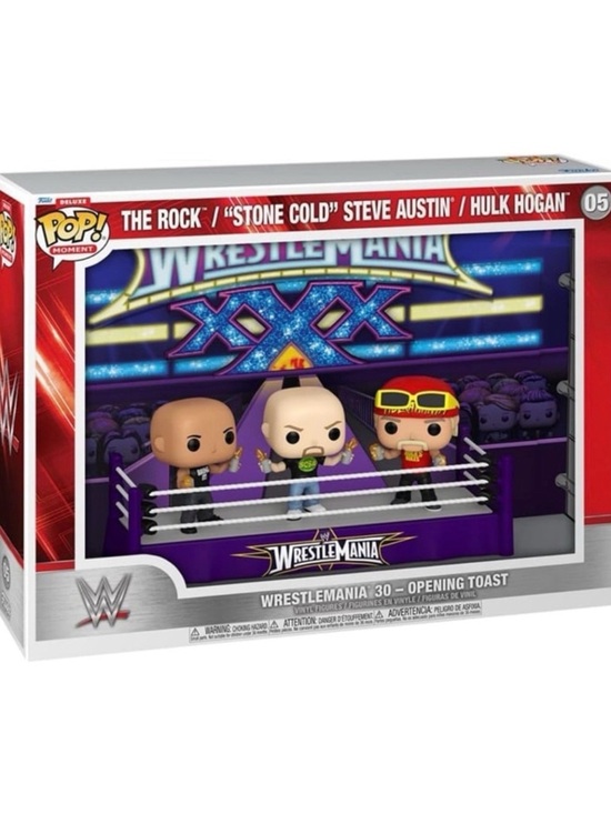 Funko Other - Funko Pop! Moments WrestleMania 30 Opening Toast Set - Purple, Blue, Yellow